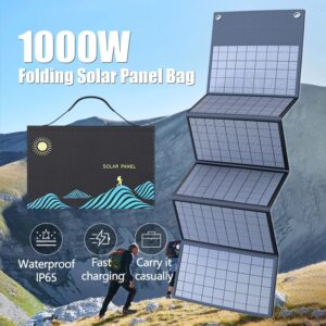 1000W zonnepaneel draagbare opvouwbare tas USB + DC-uitgang zonnelader buitenvoeding voor thuis mobiele telefoon stroomgenerator - AliExpress 44