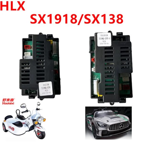 12V HLX SX1918 SX138 V21 Elektrische rit op speelgoedauto voor kinderen Bluetooth-afstandsbediening, schakelkast met soepele startfunctie - AliExpress 26