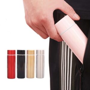 130Ml Draagbare Zak Thermosfles Roestvrij Staal Mini Thermisch Water Fles Geïsoleerde Kolf Cup Outdoor Camping Drinkwaren - AliExpress 15