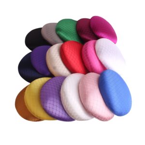 15CM Satijnen Tovenaar Basis Feesthoeden DIY Haaraccessoires Cocktail Hoofddeksels Bruidshoeden Rode Bruiloft Modevak Kerk Hoofddeksels - AliExpress 200000297