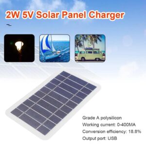 2W 5V Draagbare Zonnepaneel 400ma Zonne-Oplader Usb Batterij Draagbare Oplader Outdoor Zonnepanelen Systeem Voor Mobiele Telefoon Opladers - AliExpress 44