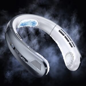 3000 mAh hangende nekventilator, draagbare bladloze mini-USB oplaadbare mute LED digitaal display, elektrische ventilator, zomerluchtkoeler ﻿ 2025 - AliExpress 6