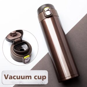 500 ml roestvrijstalen stuiterende deksel thermoskan thermosbeker koffie thee melk thermofles koffiemok waterfles - AliExpress 15