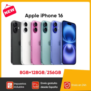 Apple Iphone 16 Smartphone 5G Iphone Ios 18 6.1 ''Super Retina Xdr Oled Display Ip68 Stof/Waterbestendig Dual Sim 8Gb 128/256Gb - AliExpress 509