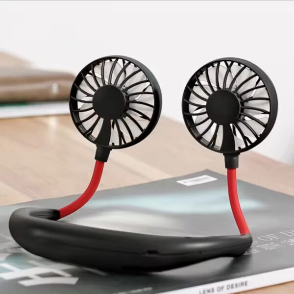 Bestseller Draagbare bladloze ventilator USB oplaadbare bladloze koeling Mini opvouwbare draagbare reissport nekventilator - AliExpress 6