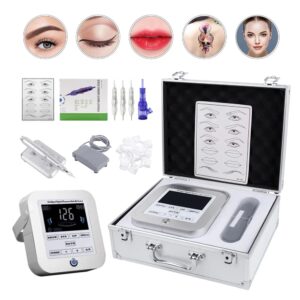 Biomaser Permanente Make-Up Machine Wenkbrauw Tattoo Digitale Apparaat Eyeliner Lip Machine Pen Mts Micro Cartridge Naald Set CTD003 - AliExpress 66