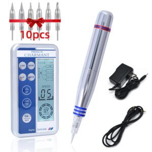 Dermografo Premium Charmant Tattoo Machine Pen Kit Digitale Roterende Tattoo Pen Voor Wenkbrauw Lip Eyeliner Beste Tattoo Machine - AliExpress 66