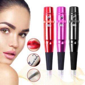 Dermograph Beauty Tattoo Machine Attoo Rotary Pen Machine Wenkbrauw Lip Pen Micropigmentation Met Pmu Naald Make Machine - AliExpress 66