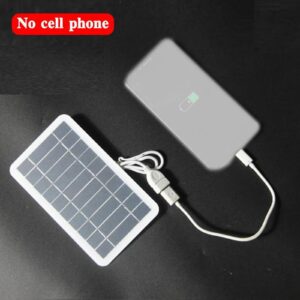 Draagbare zonnepaneel 5V 2W zonneplaat met USB Safe Charge Stabiliseren batterijlader voor Power Bank Telefoon Outdoor Camping Home - AliExpress 44