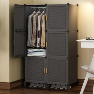 Duurzame kledingkast kast organisator compacte opbergkast voor kleine ruimte slaapkamer slaapzaal kinderkamer thuis ruimtebesparend meubilair - AliExpress 1503