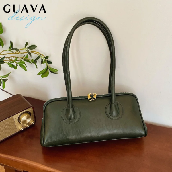 Effen kleur PU-rits gestikt kussenvorm Mode schoudertas Veelzijdige handtas 2025, hete verkoop tassen voor dames Elegante handtas - AliExpress 1524