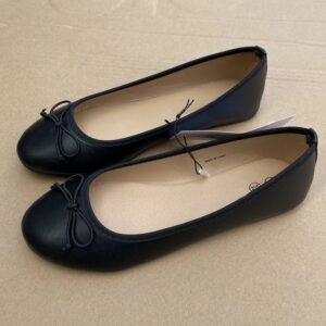 Elegante strik ballerina dames platte ronde neus comfort instapper dames loafers lederen enkele muilezels schoenen - AliExpress 322