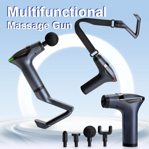 Elektrische Massager Spier Fitness Massage Pistool Multi Functionele Afneembare Handgreep Splitsing Band Fascia Pistool Voor Fitness Fasciagun - AliExpress 66
