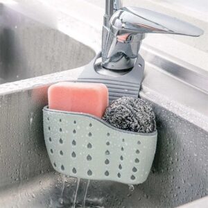 Gootsteen Aftappen Hangende Mand Verstelbare Keuken Accessoires Rubberen Gootsteen Zak Zeep Spons Plank Kraan Houder voor Badkamer 1PC - AliExpress 15