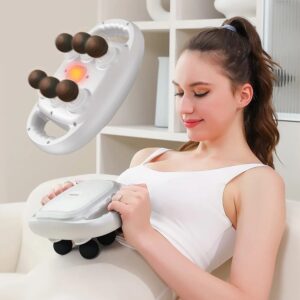 Handheld Deep Tissue Massagers Percussie Massage Gun 6-Head Rugmassager voor Spierontspanning in Achterbeen Nek Schouder Lichaam - AliExpress 66