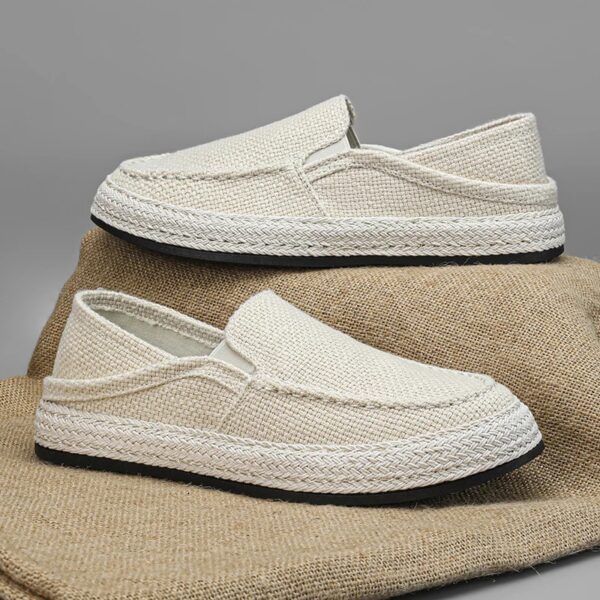 Heren Casual Schoenen Slip On Loafers Canvas Ademende Flats 2024 Comfortabele Vrije Tijd Sneakers Rijden Wandelen Jeugdschoenen Voor Mannen - AliExpress 322