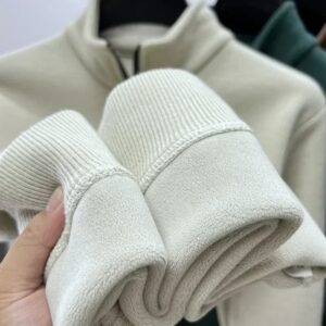 Herenkleding Coltrui Mode Heren Truien Effen Kleur Dikke Halve Rits Verdikking Trui Luxe Warme Trui - AliExpress 200000343