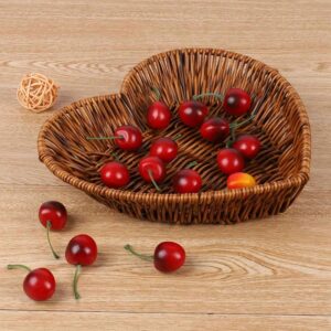 Imitatie Rotan Handgeweven Mand Diversen Opbergmand Huishoudelijke Desktop Opbergmand Creatief Restaurant Snackmand - AliExpress 15