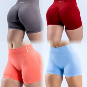 Impact Shorts Vrouwen Scrunch Billen Gymshorts Lage Taille Naadloze Yoga Shorts Workout Biker Korte Stretch Fitness Short - AliExpress 201768104
