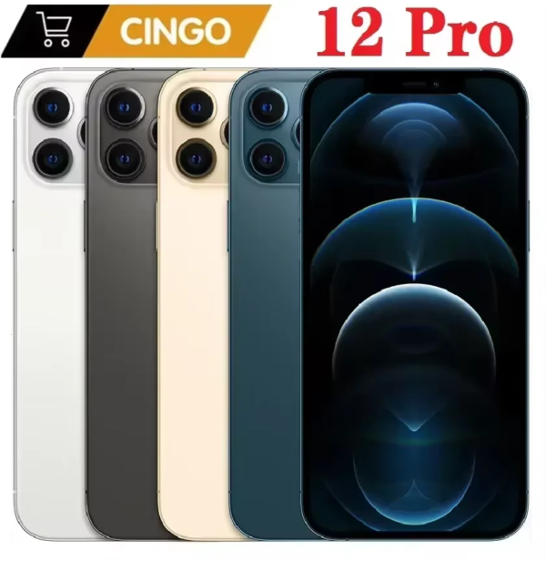 Iphone 12 Pro 5G Lte 6.1 ''6Gb & 128/256Gb Ios Mobiele Telefoon Iphone 12pro A14 Bionische 12mp Mobiele Telefoon - AliExpress 509