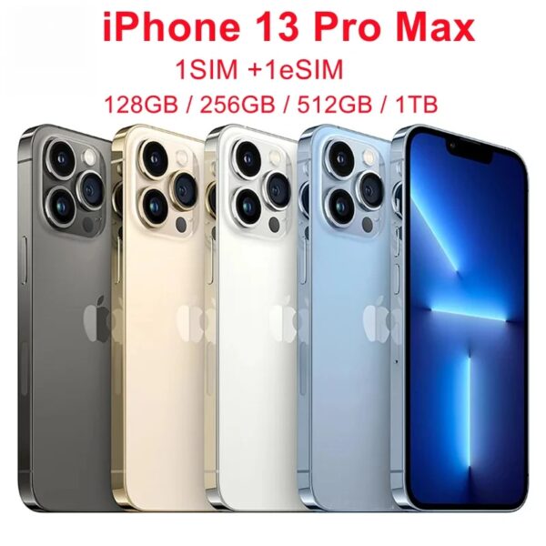 IPhone 13 Pro Max 6 GB RAM 128/256 GB ROM OLED A15 Face ID NFC Originele 5G Mobiele telefoon IOS Mobiele telefoons Ontgrendeld - AliExpress 509