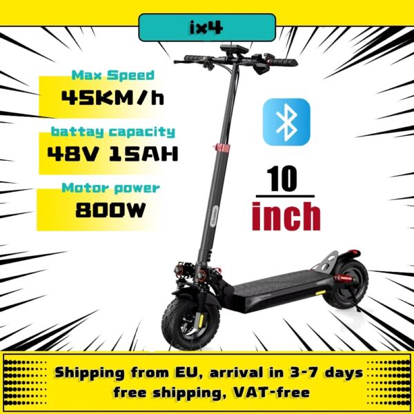 Iscooter Ix4 Elektrische Scooter Volwassenen 10Inch Anti-Slip Off-Road Luchtband Kick Scooter 15ah 800W Max Snelheid 45 Km/h Scooters - AliExpress 18