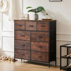 JHK dressoir voor slaapkamer met 9-stof opberglade kledingkast hoge borst organisator kast volwassen kinderkledingkast meubilair - AliExpress 1503