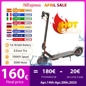 Juicease 7.8-10.5ah Elektrische Scooter 350W 31 Km/h Opvouwbare Elektrische Kick Scooter 8.5 Inch App Smart Escooter Voor Volwassenen - AliExpress 18