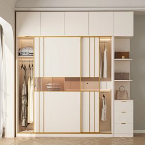 Lade-organizer Kastdeuren Minimalistische open kasten Kamerkasten Planken Plank Slaapkamer Armario De Ropa Meubilair Thuis - AliExpress 1503