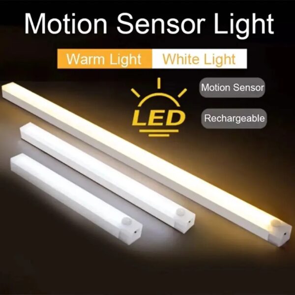 Led Bar Lights Type C Oplaadbare Bewegingssensor Dimbare Detector Nachtlampje Draagbare Inductiekast Lamp Voor Keuken Kamer - AliExpress