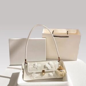 Luxe en ontwerpers Topkwaliteit draagbare stokbroodtas met elegant kantborduurontwerp Draagbare schoudertas voor dames - AliExpress 1524