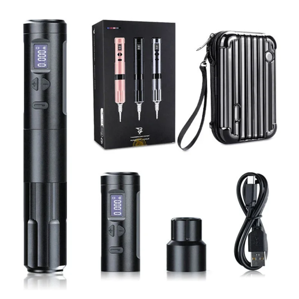 Mamba Nieuwe Upgrade K6003 Bedrade Draadloze Tattoo Machine 3.5Mm Slag Tattoo Pen Met 2 Batterijpakketten Voor Permanente Wenkbrauwmake-Up - AliExpress 66