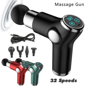 Mini Draagbare Massage Pistool Percussie Massager Voor Lichaam Nek Deep Tissue Spier Ontspanning Jicht Pijnbestrijding Fascia Gun soi - AliExpress 66