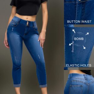 Negenpunts stretchjeans voor dames, slim fit en heuplift, comfortabele en ademende stof, geschikt om buiten te dragen. - AliExpress 200000345