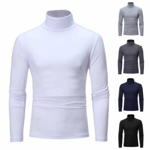 Nieuw knap half coltrui voor heren, zacht en comfortabel, geschikt voor herfst, winter, senior ondershirt - AliExpress 200000343