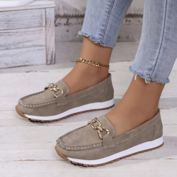 Nieuwe damesflats Comfortabele vrijetijdsschoenen Stijlvolle lichte duurzame ademende loafers Instapper Luxe trend Klassieke lente vrouwelijke sneakers - AliExpress 322