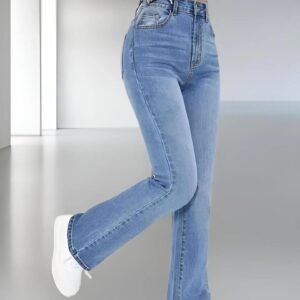 Nieuwe hotjeans voor dames, afslankende casual, veelzijdige, gewassen denimbroek met hoge taille in Europese en Amerikaanse stijl voor dames - AliExpress 200000345