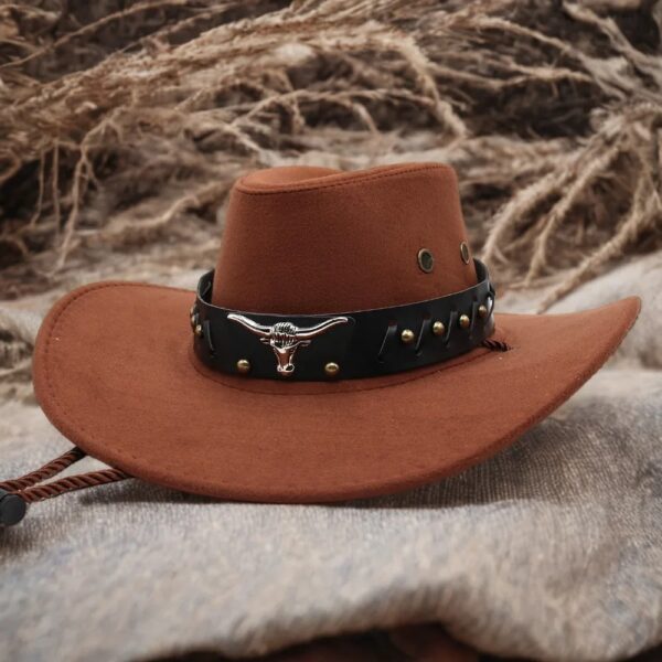 Nieuwe westerse stijl cowboyhoed voor mannen en vrouwen Retro breedgerande herenhoed Cowgirl jazzhoed Zomer modieuze zonnehoeden - AliExpress 200000297