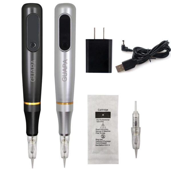 Nieuwste multifunctionele permanente make-up tattoo-machine met 3-niveaus snelheid draagbare tattoo-pen voor Academietraining met naald - AliExpress 66