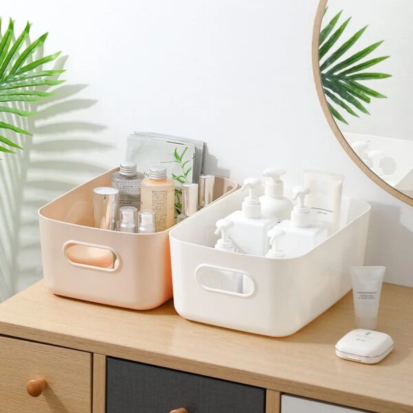 Opbergdoos desktop cosmetica opslag diverse items sorteerdoos opbergmand plastic snacks huishoudelijke keukenopslag - AliExpress 15