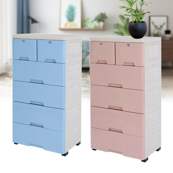Plastic kledingopbergkast met 6 laden opslag toren kast organisator ladekast met 4 wielen voor thuis slaapkamer opslag - AliExpress 1503