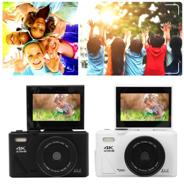 Retro Digitale Camera 64mp Stabilisatie Video Pauze Functie 3 Inch Ips Scherm Digitale Camera Voor Vloggen Voor Beginners - AliExpress 44