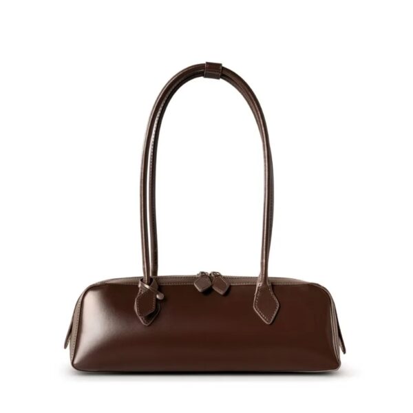Vrouwen 2023 nieuwe Koreaanse niche ontwerp enkele schouder grote capaciteit koeienhuid okseltas lange strip rode stokbrood tas voor vrouwen - AliExpress 1524