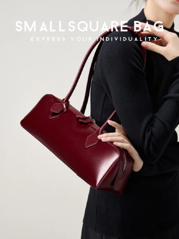 Vrouwen Baguette Tas Luxe Design Koreaanse Stijl Koe Lederen Schoudertas Dames Grote Capaciteit Koeienhuid Onderarmtas - AliExpress 1524
