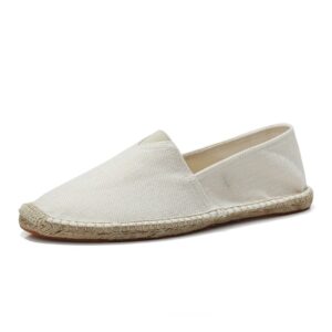 Vrouwen Naaien Vlas Schoenen Slip On Loafers Vrijetijdsschoenen Man Espadrilles Hennep Canvas Platte Schoenen Plus Size Visser Rijden Schoeisel - AliExpress 322