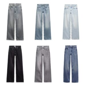 Z1975 rechte hoge taille lange jeans 2024 traf herfst/winter nieuw wasproduct y2k klassieke katoenen jeans voor dames - AliExpress