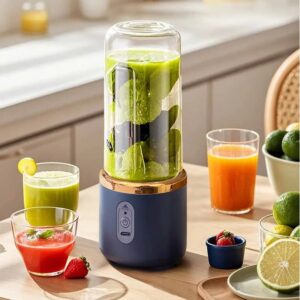 1 st handheld blender fles 6 messen Multifunctionele sap blender Vers sap Smoothie Ice CrushCup Voedsel pro juicer machine - AliExpress 6