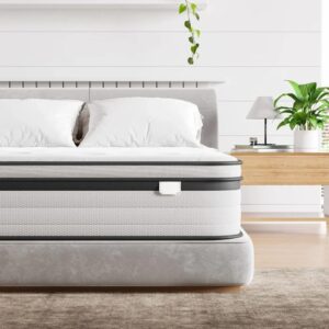 10,6 inch gel traagschuim pocketvering orthopedische matras randsteun en bewegingsisolatie hybride Super King-matrassen - AliExpress 1503