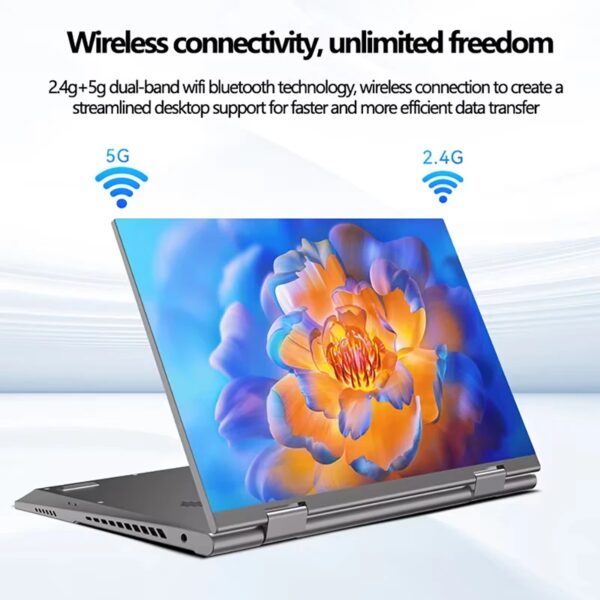 10,9 inch mini-laptop Intel N95 YOGA touchscreens 16 GB DDR5 2 TB SSD HD-camera toetsenbord met achtergrondverlichting 360 ° Opvouwbare draagbare tabletlaptop - AliExpress 7