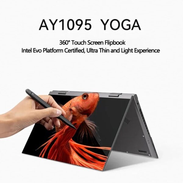 10.9 Inch Mini Laptop Intel N95 Yoga Touchscreens 16Gb Ddr5 2Tb Ssd Hd Camera Verlicht Toetsenbord 360 ° Vouwen Protable Tablet Laptop - AliExpress 7